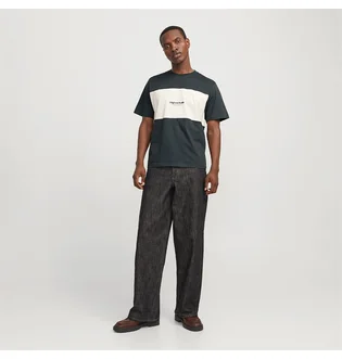 Футболка чоловіча Jack & Jones Jorvesterbro Block Olive 12277742-FORESTRIVER-ANTI