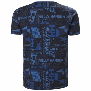Футболка мужская Helly Hansen Newport T-Shirt Black/Blue 34303-585