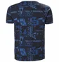 Футболка мужская Helly Hansen Newport T-Shirt Black/Blue 34303-585