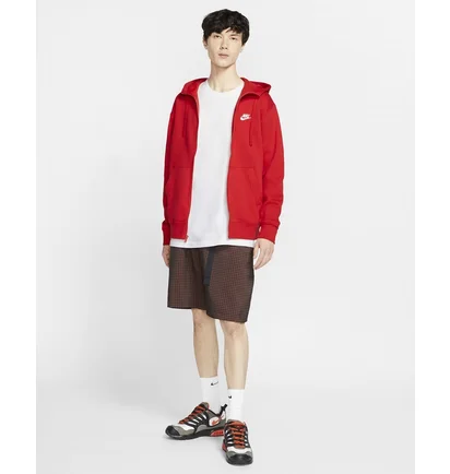 Толстовка чоловіча Nike Mens Full-Zip Hoodie Red Bv2645-657