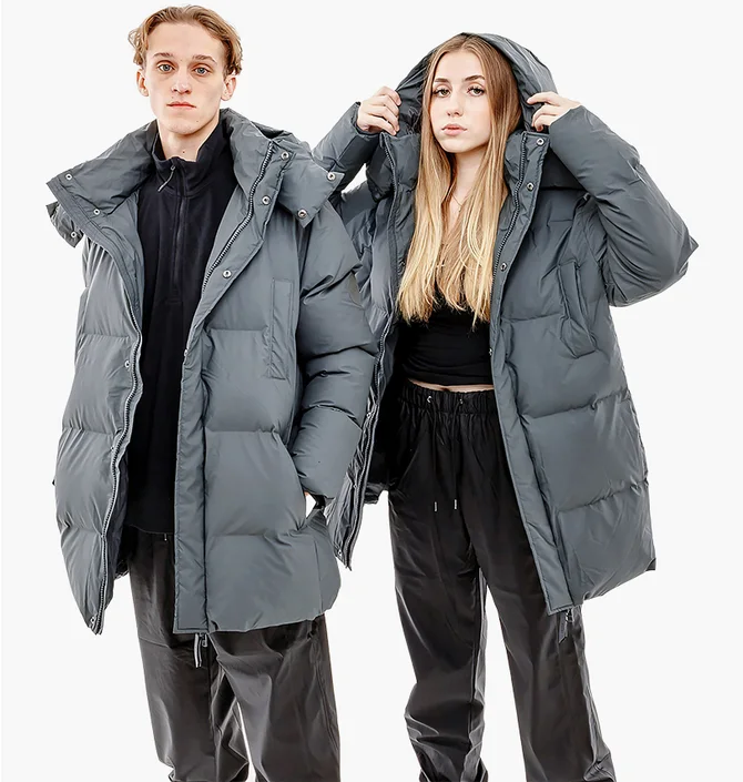 Парка унісекс Rains Jackets Grey 1524-SLATE