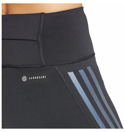 Леггинсы женские Adidas Dailyrun 3 Stripes 7/8 Running Tights Black HS5454