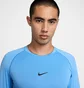 Лонгслів чоловічий Nike Pro Dri-Fit Tight Long-Sleeve Fitness Top Light Blue FB7919-412