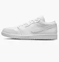 Кроссовки мужские Air Jordan 1 Low White 553558-136