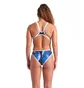 Купальник женский Arena One Print Swimsuit Tech Back Blue 008835-150