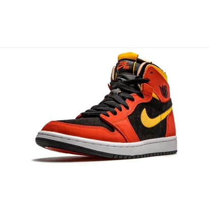 Кроссовки мужские Air Jordan 1 High Zoom Cmft Black/Orange CT0978-006