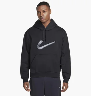 Худи мужское Nike Sb Skate Fleece Pull-Over Hoodie Black FV7378-010
