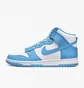 Кросівки чоловічі Nike Dunk High Retro White/Light Blue DD1399-400