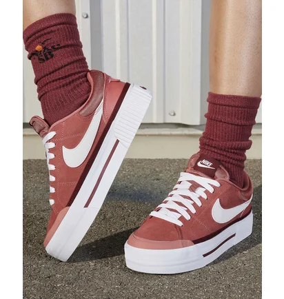 Кросівки жіночі Nike Court Legacy Lift Shoes Bordo FJ1986-600