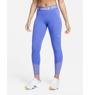 Легінси жіночі Nike Pro Mid-Rise Full-Length Leggings Light Blue FB5687-413