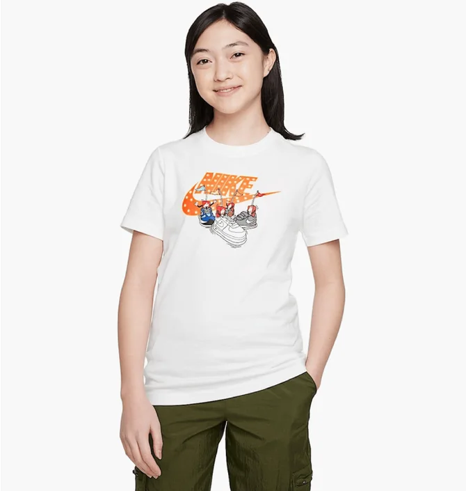 Футболка детская Nike Sportswear Boxy Tee White FD0844-100