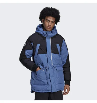 Куртка мужская Adidas Adventure Down Regen Hooded Puffer Jacket Blue HL6745