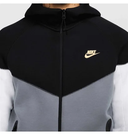 Толстовка чоловіча Nike Tech Fleece Grey/Black FZ4709-011