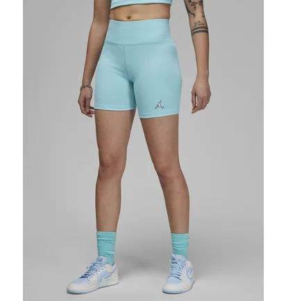 Шорты женские Air Jordan Ribbed Bike Shorts Turquoise DZ3180-464