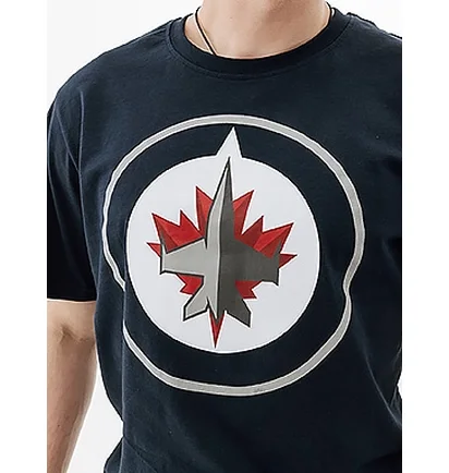 Футболка мужская 47 Brand Winnipeg Jets Imprint Black 544246FN-FS