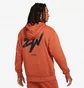 Толстовка мужская Air Jordan M J Zion Hoodie Orange Dj5869-246