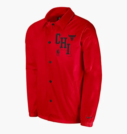 Сорочка чоловіча Nike Chi M Nk Jkt Coaches Cts 75 Nba Red DB1433-657