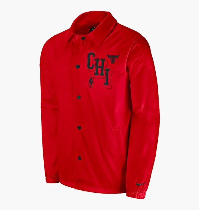 Сорочка чоловіча Nike Chi M Nk Jkt Coaches Cts 75 Nba Red DB1433-657