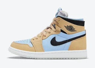 Кроссовки женские Air Jordan 1 Zoom Cmft Psychic Blue Multi CT0979-400