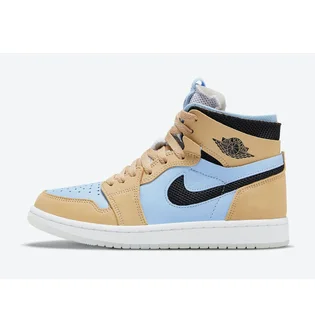 Кроссовки женские Air Jordan 1 Zoom Cmft Psychic Blue Multi CT0979-400