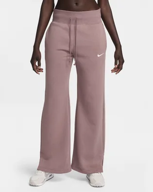Штани жіночі Nike Sportswear Phoenix Fleece Wohigh-Waisted Wide-Leg Sweatpants Violet DQ5615-208