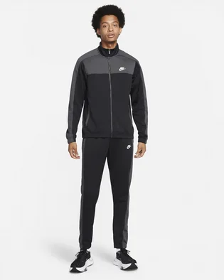 Спортивный костюм мужской Nike M Nsw Spe Pk Trk Suit Black/Grey DM6843-010