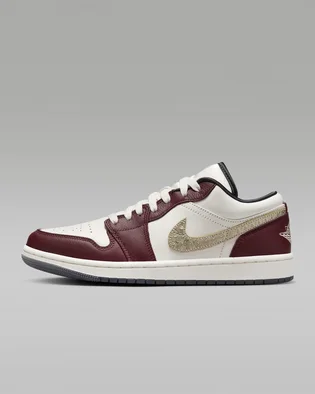 Кросівки жіночі Air Jordan 1 Low Se Lunar New Year Shoes Beige/Bordo FJ5735-100