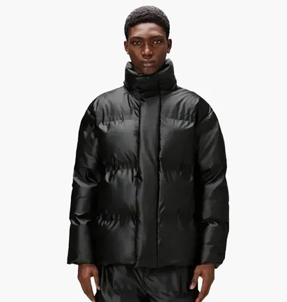 Пуховик унісекс Rains Bator Puffer Jacket W3T3 Black 15240-01