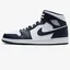 Кроссовки мужские Air Jordan 1 Mid White/Blue 554724-174