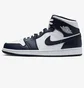 Кроссовки мужские Air Jordan 1 Mid White/Blue 554724-174