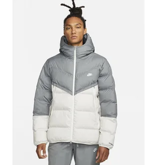 Куртка мужская Nike M Nk Sf Wr Pl-Fld Hd Jkt Grey/White Dr9605-084