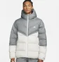 Куртка чоловіча Nike M Nk Sf Wr Pl-Fld Hd Jkt Grey/White Dr9605-084