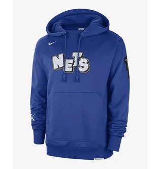 Худи мужское Nike Nba Courtside Brooklyn Nets Standard Issue City Edition 2023/24 Blue FB4440-495