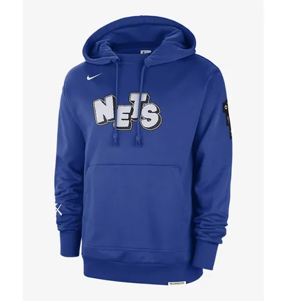 Худі чоловіче Nike Nba Courtside Brooklyn Nets Standard Issue City Edition 2023/24 Blue FB4440-495