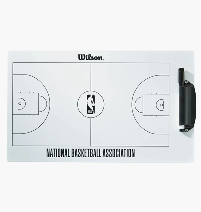 Тактична дошка Wilson Nba Coaches Dry Erase Board White WTBA9002NBA