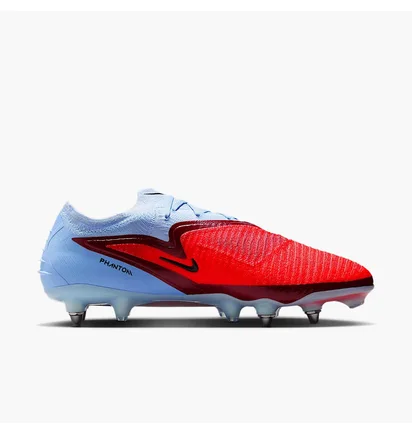 Бутсы унисекс Nike Phantom 6 Low Elite Sg-Pro Red/Light Blue HV8988-400