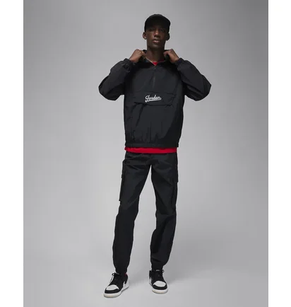 Анорак чоловічий Air Jordan Flight Mvp Jacket Black FN6348-010