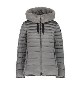 Пуховик женский CMP Woman Jacket Fix Hood Grey 31K3006F-U911