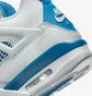 Кроссовки детские Air Jordan 4 Retro Military Blue White HF4281-141
