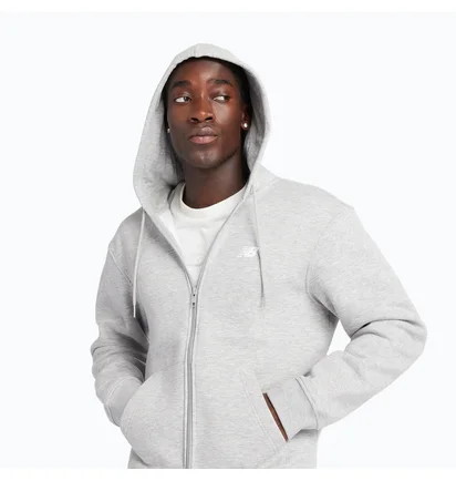 Толстовка чоловіча New Balance Sport Core Full Zip Grey MJ43902AG