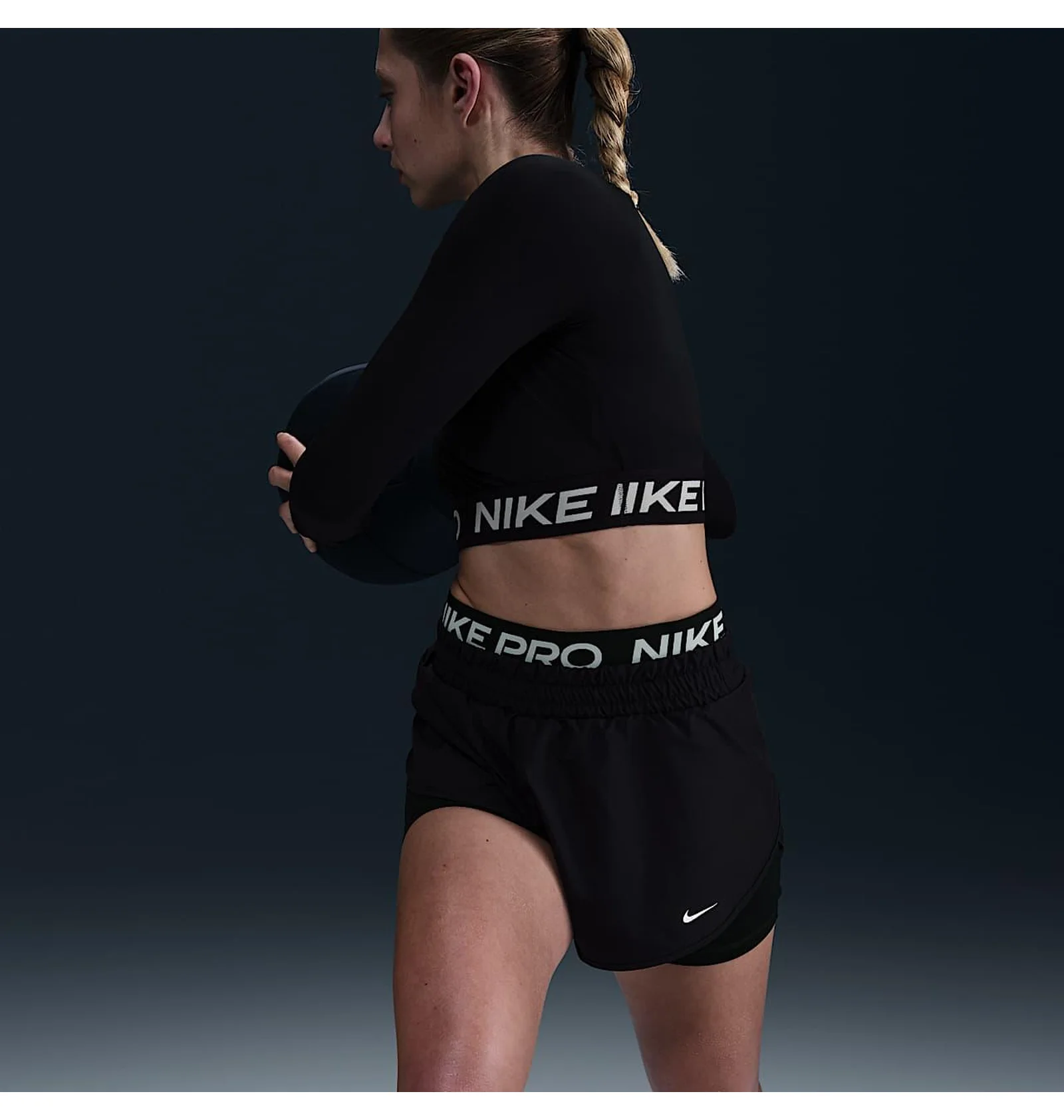 ᐉ Шорты женские Nike Pro Dri-Fit Black HJ1204-010 - купить в