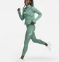Кофта женская Nike 1/4 Dri-Fit Swoosh Green FN2636-361