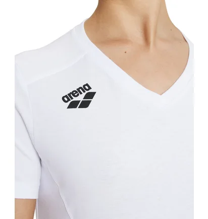 Футболка жіноча Arena Team T-Shirt Panel White 004892-100
