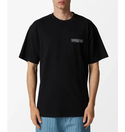 Футболка чоловіча Carhartt WIP Stamp Black I033670.0D206