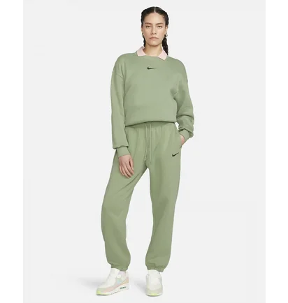 Штаны женские Nike Sportswear Phoenix Fleece Oversized High-Waist Jogger Pants Green DQ5887-386