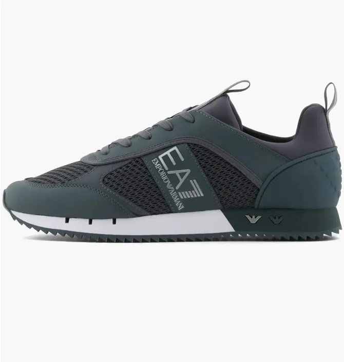 Кросівки чоловічі EA7 Emporio Armani Carbon Green X8X027-XK050-U455