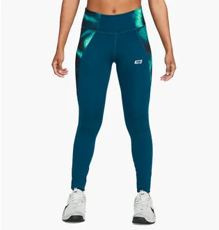 Леггинсы женские Nike One Icon Clash WomenS Mid-Rise Leggings Blue DQ6713-460