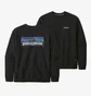 Лонгслив мужской Patagonia P-6 Logo Uprisal Crew Sweatshirt Black BLK39657