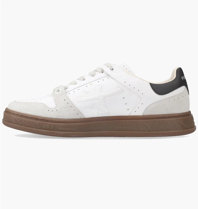 Кроссовки мужские Premiata Quinn Var.7098 White/Beige QUINN-7098