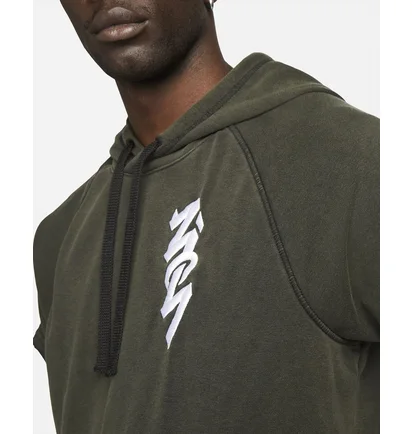Худі чоловіче Air Jordan Zion Cutoff Hoodie Grey DA9842-010